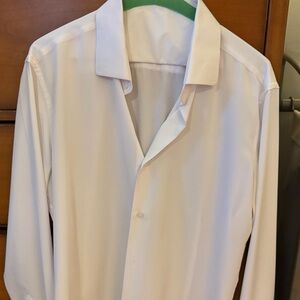 State and Liberty White Men's Dress Shirt